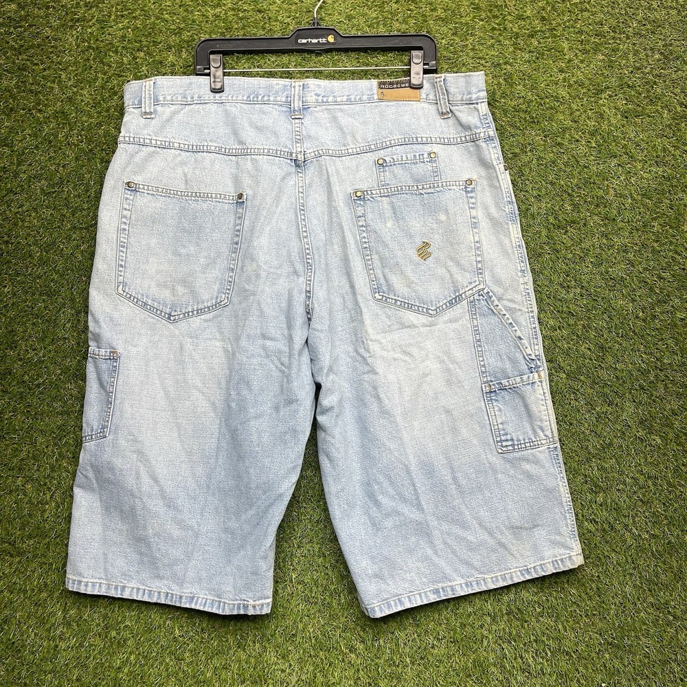 Vintage Rocawear Jean Shorts Mens 42 x14 Y2K Baggy Loose 90s Oversized Skater